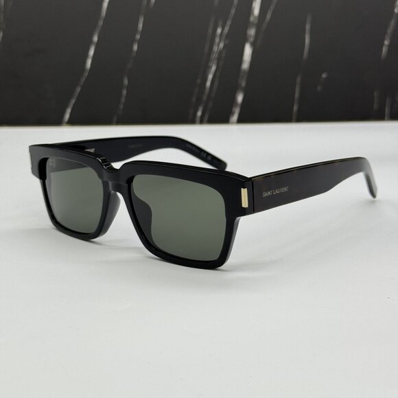 NEW SAINT LAURENT SL732/F VADIM 002 UNISEX BLACK SUNGLASSES SL 732/F 002 main image 9